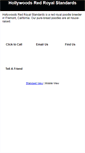 Mobile Screenshot of hollywoodsredroyalstandards.com